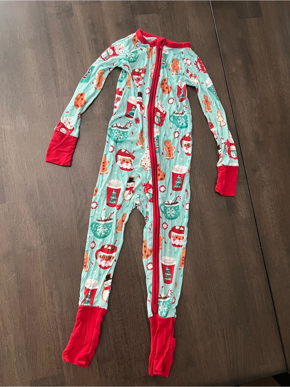 Little Sleepies Peppermint Mocha Zippy 2T